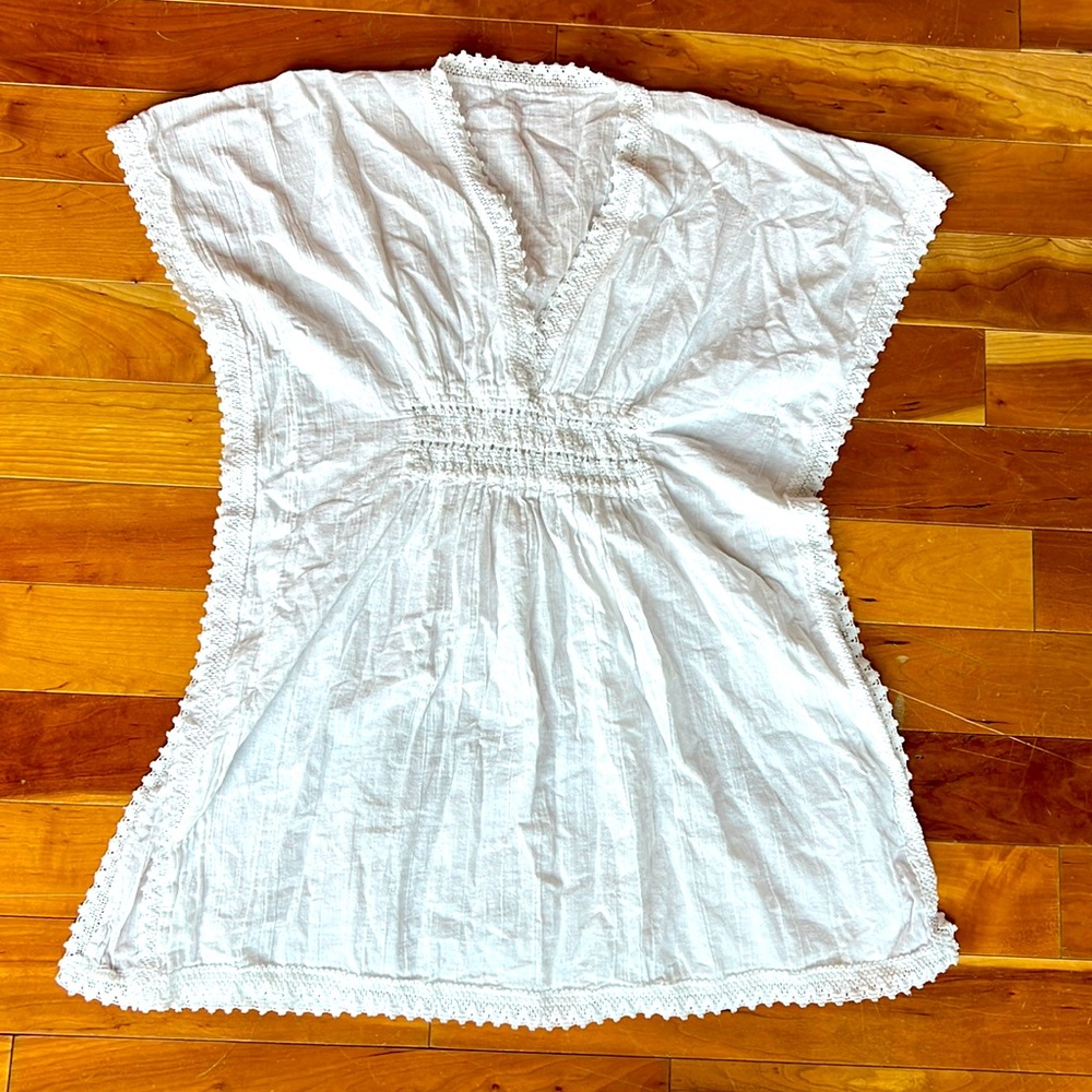 Cotton Mexican Swim/Beach Cover-Up